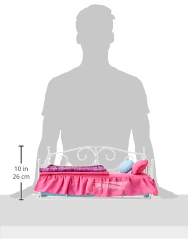 Journey Girls Bloomin Trundle Bed, 4-pieces, Dolls and Fashion Not Included, Pretend Play