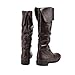 Helltaker Women Men Renaissance PU Leather Medieval Pirate Boots Fashion Steampunk Riding Cosplay Boots for Halloween