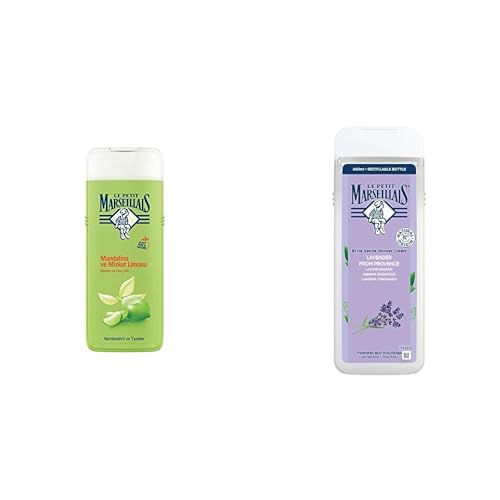 Le Petit Marseillais Mandalina ve Misket Limon Duş Jeli (400 ml) ve le petit marseillais duş jeli lavanta balı (400 ml)