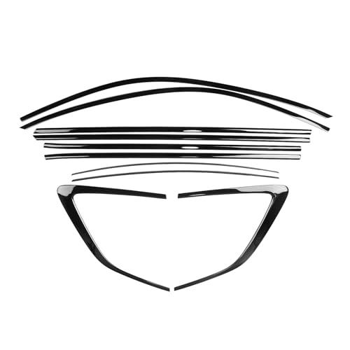 Cubierta de ventana exterior para CRV 2023-2025 en elegante acabado negro brillante