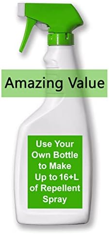Makes 16+ Litres of Fox Repellent Spray. Tried & Tested Concentrated Blend of Chilli, Garlic & Citronella Oil. Ultra-Effective & Safe Deterrent. Just Dilute with Tap Water and Spray Where Needed.
