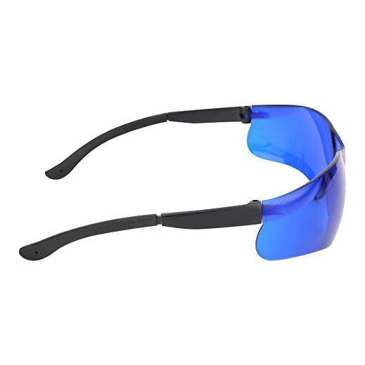 Keenso Ball Finder Glasses, PC Golf Ball Sunglasses with Wide Field of View, Finding Positioning Eyewear for Outdoor Sports Golf Practice and Course Use