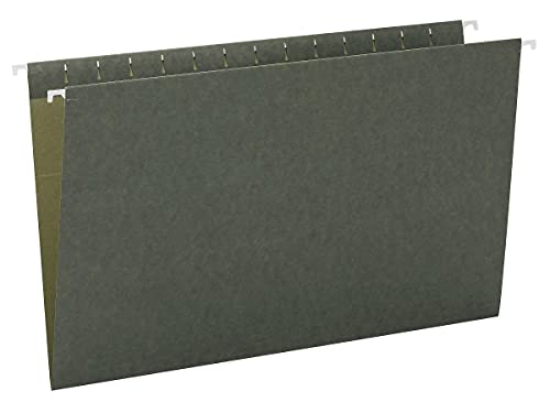 Smead Hanging Folder Without Tab, Green, Legal, 25 Per Box (64110) image 3