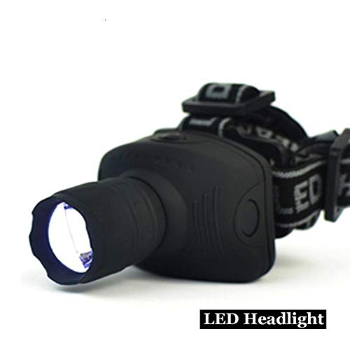 XWYWP Lampe Frontale 900 Lumens LED Phare Phare Lampe de Poche Frontal Lanterne Zoomable Phare à vélo pour la pêche de Chasse au Camping