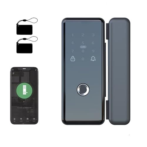 wisuwore Smart Fingerprint Deadbolt Lock with App Control – 5-in-1 Keyless Entry (Fingerprint, App, Passcode, Card, Key), Tuya WiFi Smart Lock for Wooden, Metal & Framed Glass Doors