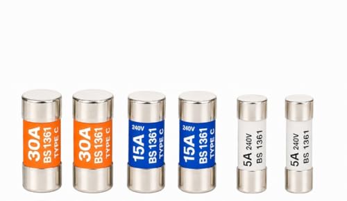 Fusibles BS1361 para mantenimiento del hogar en pack variado de 6 unidades