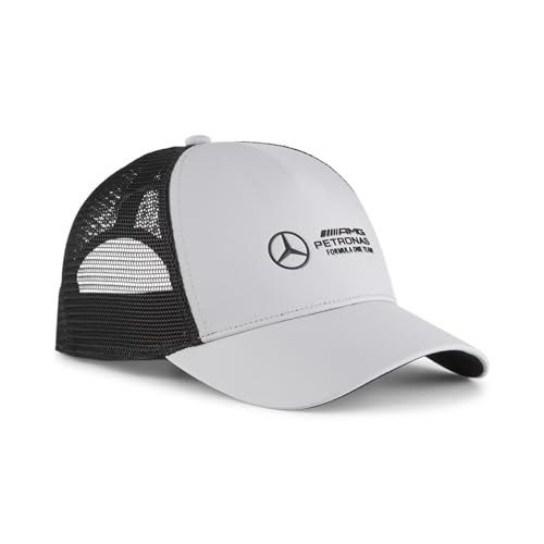 Puma Unisex Mercedes-AMG Petronas Formula 1 Trucker Cap Mercedes-AMG Petronas Team Silver One Size