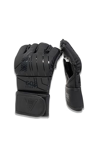 CO2 SPORTS Titan MMA Gloves, Hybrid Design, Open Palm Training Gloves for Sparring, Kickboxing, Muay...