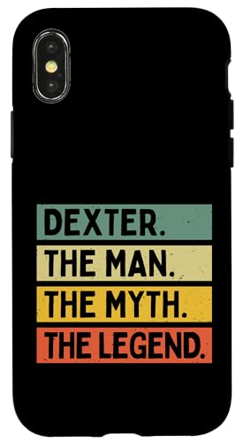 Dexter The Man The Myth The Legend�ʔ������� �X�}�z�P�[�X iPhone X/XS �p