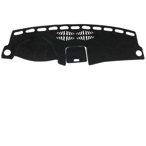 Tapis de tableau de bord pour VW Touareg 2011-2018 antiderapant noir