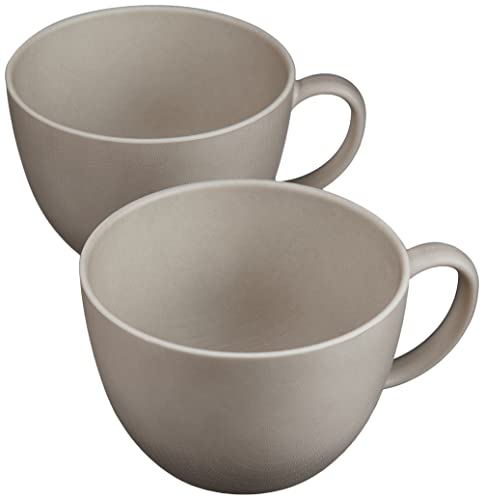 レンジで使える木目調手付スープカップ