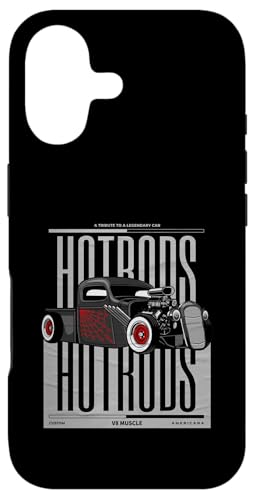 Big Block Vintage Retro Muscle Cars, Custom V8 Hot Rod �X�}�z�P�[�X iPhone 17 �p
