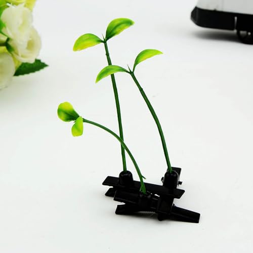 30 piezas de pinzas para el cabello estilo plantas miniatura 6