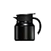 YULAN garnek izolacyjny, gospodarstwo domowe, mała pojemność, przenośny, stal nierdzewna, mały kociołek, biuro, pojemnik na wodę, 800 ml (kolor: czarny)