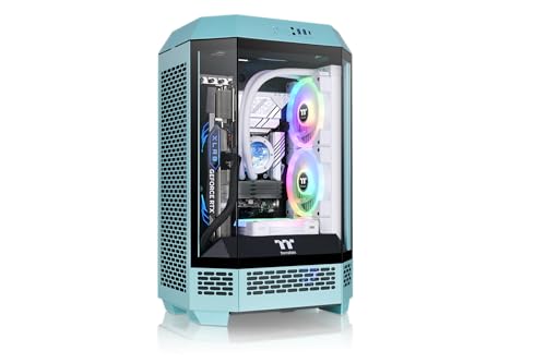 Image of Thermaltake The Tower 300 | Micro Tower Case | Turquoise