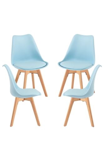 Regalos Miguel - Pack 4 Sillas Synk Basic - Azul Agua