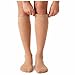 Actifi 20-30 mmHg Knee High Sheer Compression Stockings for Women, Closed Toe, Breathable Fabric - Best for Athletic Running, Cycling and Fatigue Relief - Large, Lt. Nude
