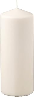 Ikea FENOMEN Phenomane Unscented Pillar Candle - Natural 705.284.18