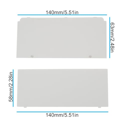 Image of Front Back Faceplate Plates Upper Battery Housing Shell Cover Compatible with Nintendo New 3DS 2015 Version, White