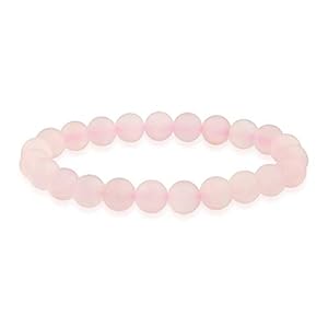 Natural Multi Color Semi Precious Gemstone Round Bead 8MM Strand Stackable Stretch Bracelet For Women Men Teen Unisex