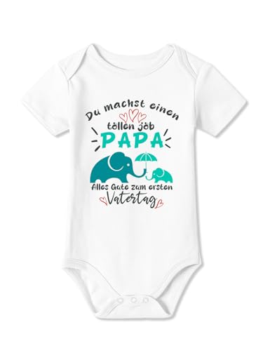 BesserBay Baby Unisex Strampler Erster Vatertag Einen Tollen Job Kurzarm...