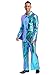 YiZYiF Mens 70s Disco Jumpsuit Costume Overalls Romper Adult Fashion Disco Dude Halloween Costume Blue Large