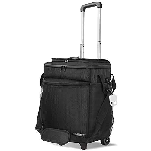 GARDRIT 60Can Rolling Cooler Bag with Wheels 2 in 1 Insulated
