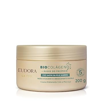 Eudora La Piel Algas do Pacífico Creme Hidratante Colo e Pescoço 200g