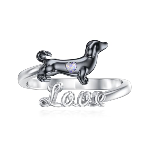 Bague opale noire argent 925 finis les problèmes de taille avec ce bijou femme réglable