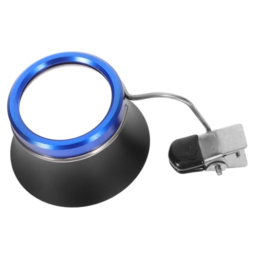 iplusmile 修復ツール拡大鏡 アイループ拡大鏡 メガネチェーン ジュエリールーペ LEDメガネ 時計修理ツール ガラス修理 宝石商のための拡大鏡 拡大バイザー ルーペ拡大鏡 アルミニウム合金