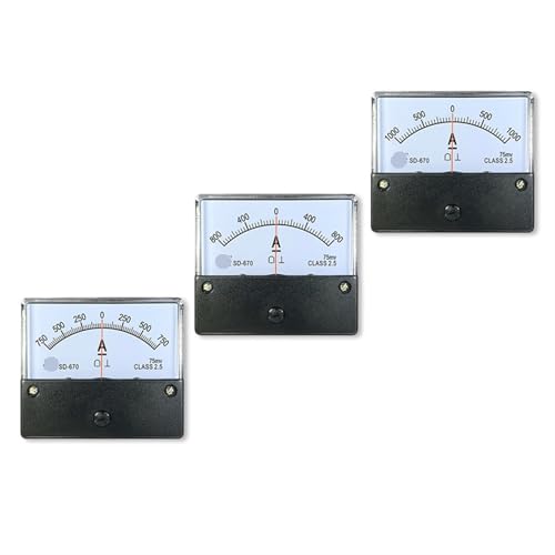 Ampèremètre SD670 avec zéro central bidirectionnel DC -200A To 200A - 4