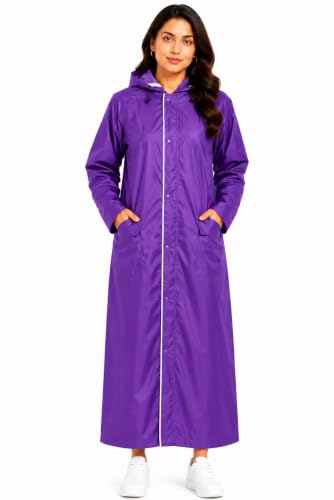 Image of Romano nx Women's 100% Waterproof Raincoat, Hooded, Reversible Double Layer, 3 Years Warranty