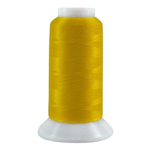 Hilo de poliéster para bordado 3000 yd amarillo miniatura 1