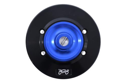 Tapón depósito gasolina rápido 1/4 con llave para motos BMW F800GT y Scrambler Nine T azul