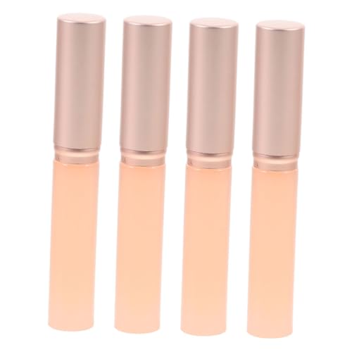 FRCOLOR Lip Brush for Lipstick 4 Pack Silicone Lip Brush with Lid Perfect for Daily and Special Events