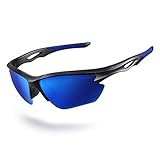 DEAFRAIN Polarized Sports Sunglasses for Men Women Cycling Running Fishing Glasses UV Protection