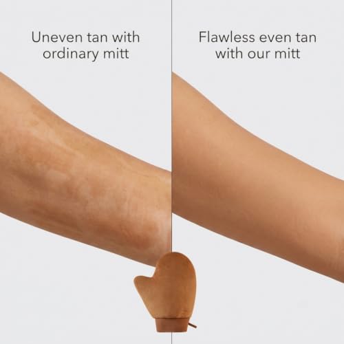 Self Tanning Mitt, Self Tanner Applicator for Flawless Double Sided Tanner Mitt Elastic Wrist Tanning Gloves Fake Tan Mit with Thumb for Foam, Mousse, Gradual Lotion, & Drops,Brown - Image 6