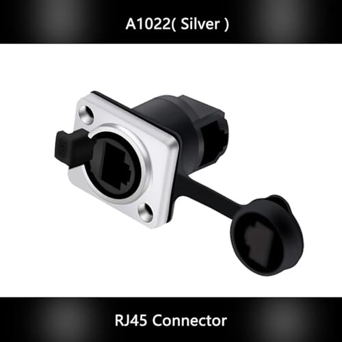 Conector hembra RJ45 de 4 puertos para redes locales (A1022) 2