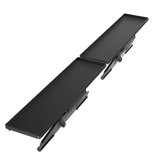 2 Pieces TV Top Shelf - EURPMASK Adjustable Computer Monitor Top Shelf,Stable TV Top Storage...