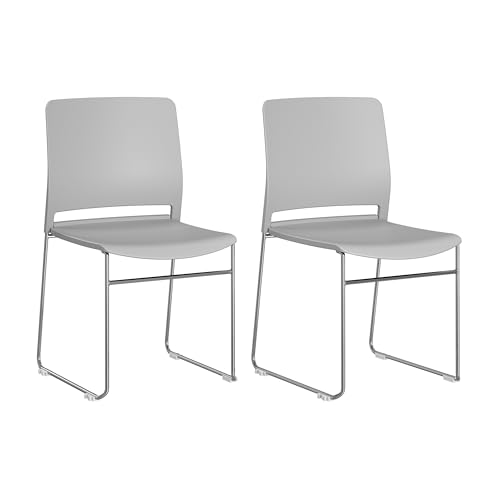 Bush Stackable Chairs Set of 2 for Office & Events