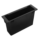 Construction : fabriquée à partir de matériaux robustes, cette boîte de rangement est conçue pour durer et résister aux exigences d'une utilisation quotidienne, accessoires de tableau de bord, organisateur de lecteur CD pour voiture