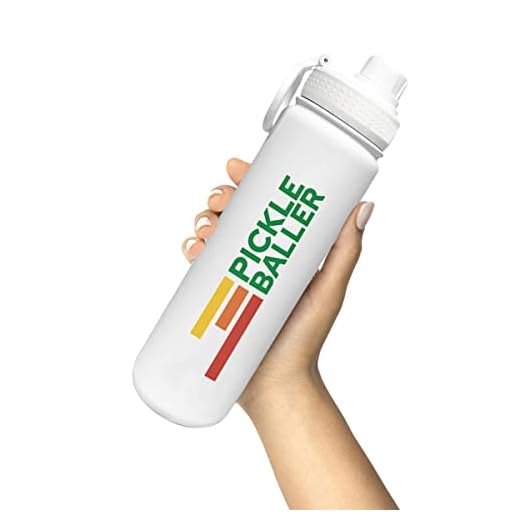 Super Fly Goods Pickle Baller Sports Water Bottle - Pickleball Insulated Stainless Insulated - Double Walled - 10 Hours Cold & 6 Hours Hot - Reusable Metal Water Bottle - Leak Proof - 1 Count