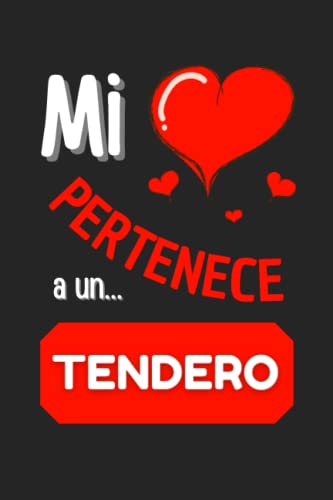 MI CORAZÓN PERTENECE A UN... TENDERO: CUADERNO DE SAN VALENTÍN. REGALO ROMÁNTICO PARA EL DÍA DE LOS ENAMORADOS O ANIVERSARIO. DETALLE BONITO Y ORIGINAL PARA MI PAREJA.