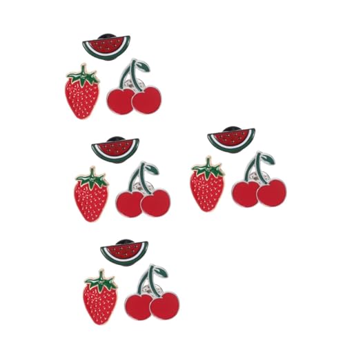Broche de badge fruit coloré pour personnaliser un bouton de corsage d'été
