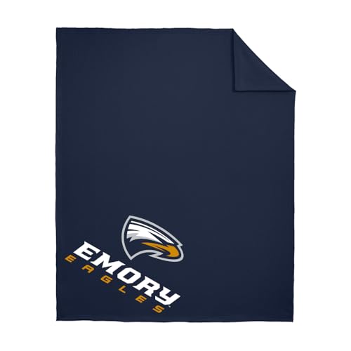Sport Your Gear Emory Eagles Prime Logo Comfortable Stadium Fleece Officially Licensed Game Day, Tailgating Throw Blanket 50" X 60"