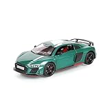 1:24 Apto para Audi R8 V10 Modelo de superdeportivo aleación Coche Deportivo Juguete Metal Fundido a presión no Incluye baterías(Green)