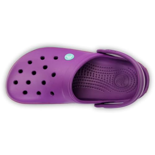 Image of Crocs Women's Crocband Clog | Comfortable Slip on Casual Water Shoe, Purple Amethyst Viola, 9 UK Men / 10 UK Women