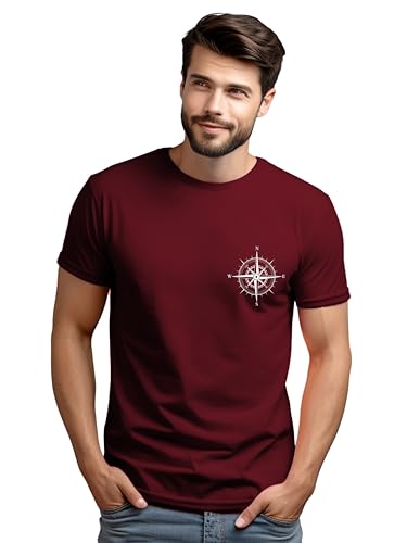 Image of ADRO Unisex 100% Cotton Regular Tshirt | Printed | Graphic Printed | Chest Printed