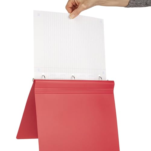 Loose Leaf Notebook Paper, 3 Hole Punched, Reinforced Filler Paper, Wide Ruled, 8'' x 10-1/2'', 80 Sheets/Pack, 1 Pack (150002-23)