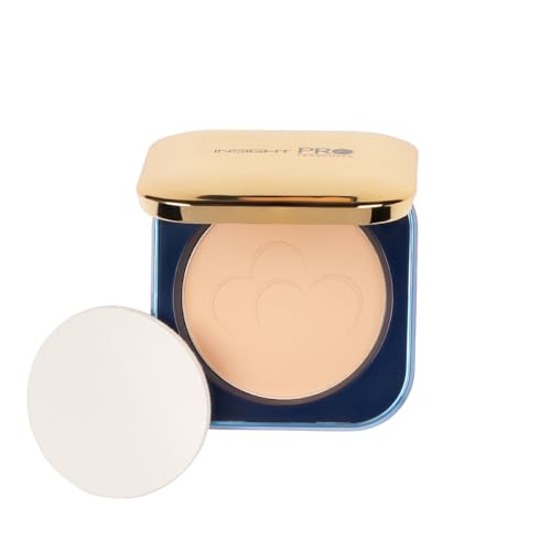 Image of INSIGHT All Day Matte Compact Foundation - (Vanilla) | Buildable Coverage, Flawless Finish | Lightweight, Long-Lasting Pressed Powder | Oil Control Face Makeup - 11g